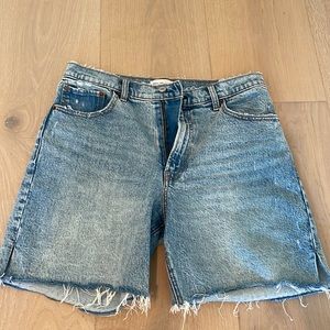 Denim shorts